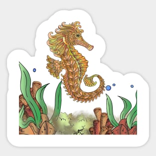 It's not a monter, Seahorse Sticker